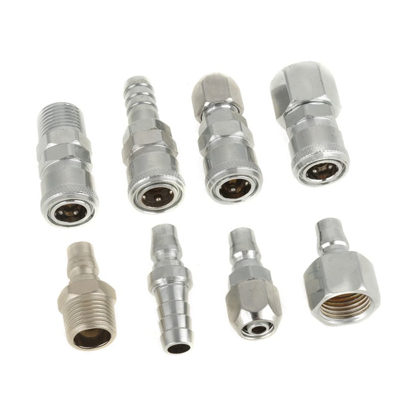 Hilitand 8pcs 1/2" Air Hose Coupler Pneumatic Plug Socket Air Compressor Hose Quick Connector Set - Image 4